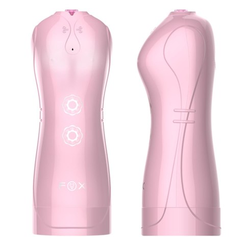Masturbator-Vibrating and Flashing Masturbation Cup USB 7+7 Function / Talk Mode (Pink) B - Series Fox Masturbator-Vibrating and Flashing Masturbation Cup USB 7+7 Function / Talk Mode (Pink) B - Series Fox