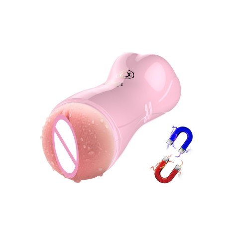 Masturbator-Vibrating and Flashing Masturbation Cup USB 7+7 Function / Talk Mode (Pink) B - Series Fox Masturbator-Vibrating and Flashing Masturbation Cup USB 7+7 Function / Talk Mode (Pink) B - Series Fox