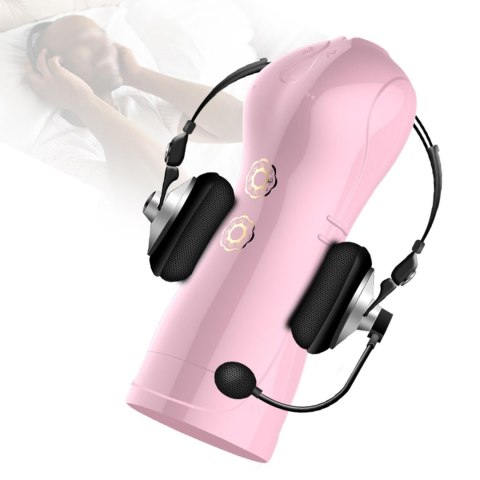 Masturbator-Vibrating and Flashing Masturbation Cup USB 7+7 Function / Talk Mode (Pink) B - Series Fox Masturbator-Vibrating and Flashing Masturbation Cup USB 7+7 Function / Talk Mode (Pink) B - Series Fox