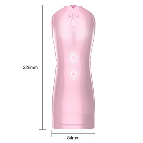 Masturbator-Vibrating and Flashing Masturbation Cup USB 7+7 Function / Talk Mode (Pink) B - Series Fox Masturbator-Vibrating and Flashing Masturbation Cup USB 7+7 Function / Talk Mode (Pink) B - Series Fox