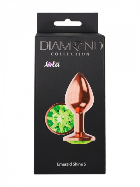 Plug-Butt Plug Diamond Emerald Shine S Rose Gold Lola Games Plug-Butt Plug Diamond Emerald Shine S Rose Gold Lola Games
