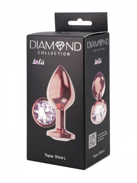 Plug-Butt Plug Diamond Moonstone Shine L Rose Gold Lola Games Plug-Butt Plug Diamond Moonstone Shine L Rose Gold Lola Games