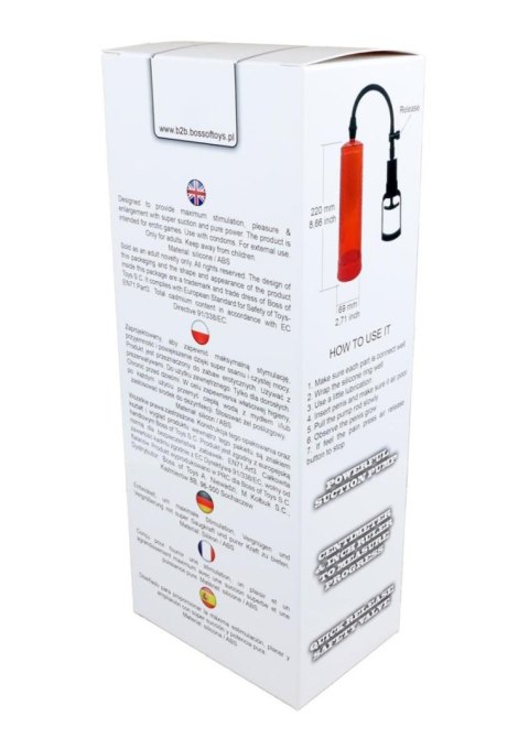 Pompka-Powerpump MAX - Red B - Series Power Pompka-Powerpump MAX - Red B - Series Power