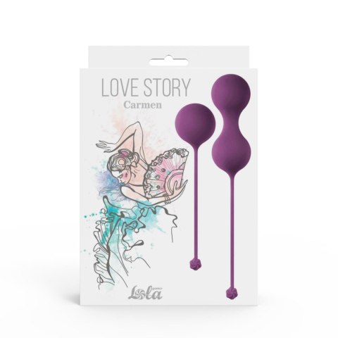 Vaginal balls set Love Story Carmen Lavender Sunset Lola Toys Vaginal balls set Love Story Carmen Lavender Sunset Lola Toys