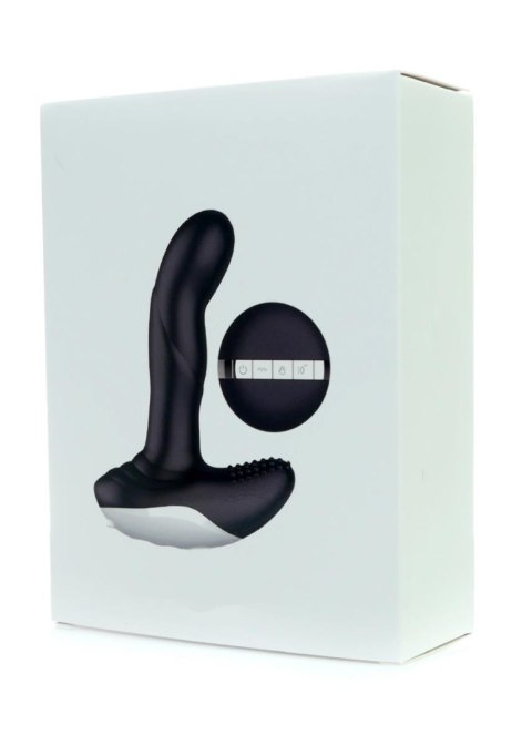 Wibrator-Silicone Massager USB 7 Function + Pulsator / Heating BLACK B - Series Fox Wibrator-Silicone Massager USB 7 Function + Pulsator / Heating BLACK B - Series Fox