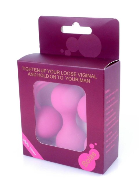 Kulki-Silicone Kegal Balls Set - Pink B - Series HeavyFun Kulki-Silicone Kegal Balls Set - Pink B - Series HeavyFun