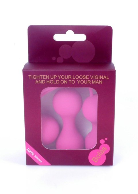Kulki-Silicone Kegal Balls Set - Pink B - Series HeavyFun Kulki-Silicone Kegal Balls Set - Pink B - Series HeavyFun