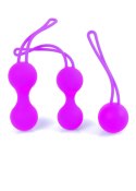 Kulki-Silicone Kegal Balls Set - Purple B - Series HeavyFun Kulki-Silicone Kegal Balls Set - Purple B - Series HeavyFun