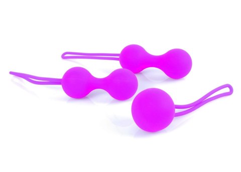 Kulki-Silicone Kegal Balls Set - Purple B - Series HeavyFun Kulki-Silicone Kegal Balls Set - Purple B - Series HeavyFun
