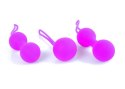 Kulki-Silicone Kegal Balls Set - Purple B - Series HeavyFun Kulki-Silicone Kegal Balls Set - Purple B - Series HeavyFun