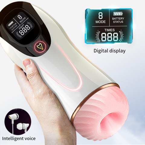 Masturbator-Vibration 8 Vibration modes + Interactive function B - Series Fox Masturbator-Vibration 8 Vibration modes + Interactive function B - Series Fox