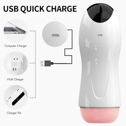 Masturbator-Vibration 8 Vibration modes + Interactive function B - Series Fox Masturbator-Vibration 8 Vibration modes + Interactive function B - Series Fox