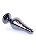 Korek Analny z Diamencikiem (BLACK) - Dark Silver BUTT PLUG Korek Analny z Diamencikiem (BLACK) - Dark Silver BUTT PLUG