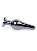 Korek Analny z Diamencikiem (BLACK) - Dark Silver BUTT PLUG Korek Analny z Diamencikiem (BLACK) - Dark Silver BUTT PLUG