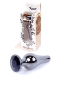 Korek Analny z Diamencikiem (BLACK) - Dark Silver BUTT PLUG Korek Analny z Diamencikiem (BLACK) - Dark Silver BUTT PLUG