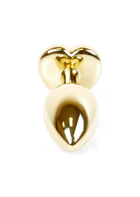 Plug-Jewellery Gold Heart PLUG- Clear B - Series HeavyFun Plug-Jewellery Gold Heart PLUG- Clear B - Series HeavyFun