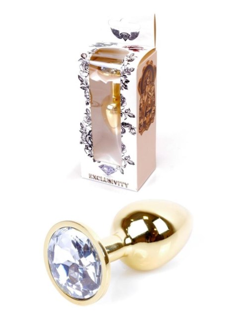 Plug-Jewellery Gold PLUG- Clear B - Series HeavyFun Plug-Jewellery Gold PLUG- Clear B - Series HeavyFun