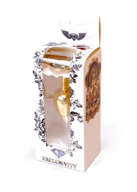 Plug-Jewellery Gold PLUG- Clear B - Series HeavyFun Plug-Jewellery Gold PLUG- Clear B - Series HeavyFun