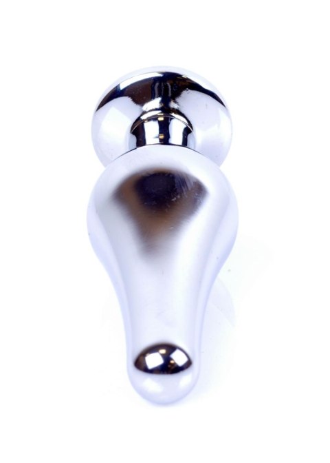 Plug-Jewellery Silver BUTT PLUG- Clear B - Series HeavyFun Plug-Jewellery Silver BUTT PLUG- Clear B - Series HeavyFun