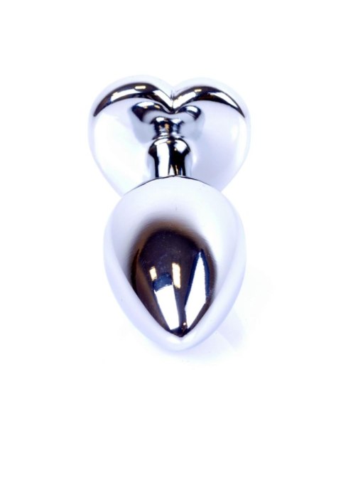 Plug-Jewellery Silver Heart PLUG- Clear B - Series HeavyFun Plug-Jewellery Silver Heart PLUG- Clear B - Series HeavyFun