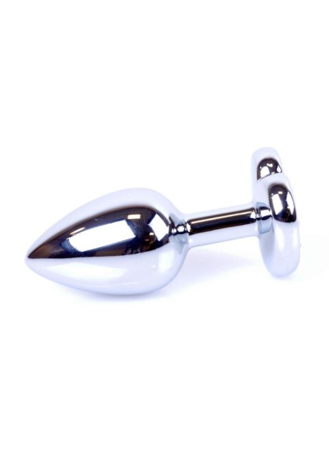 Plug-Jewellery Silver Heart PLUG- Clear B - Series HeavyFun Plug-Jewellery Silver Heart PLUG- Clear B - Series HeavyFun