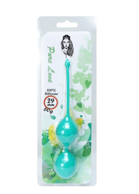 Silicone Kegel Balls 29mm 60g Green - B - Series B - Series Femme Silicone Kegel Balls 29mm 60g Green - B - Series B - Series Femme