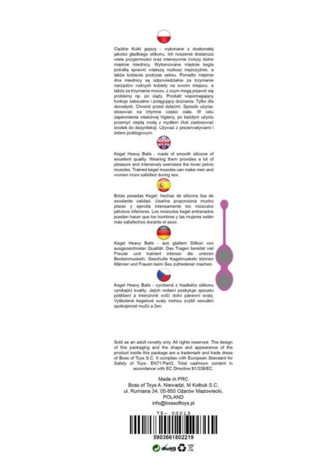 Silicone Kegel Balls 32mm 200g Dark Pink - B - Series B - Series Femme Silicone Kegel Balls 32mm 200g Dark Pink - B - Series B - Series Femme