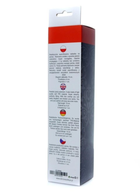 Stymulator-Perfect Sleeve Mulatto - extends 7 cm B - Series EasyLove Stymulator-Perfect Sleeve Mulatto - extends 7 cm B - Series EasyLove