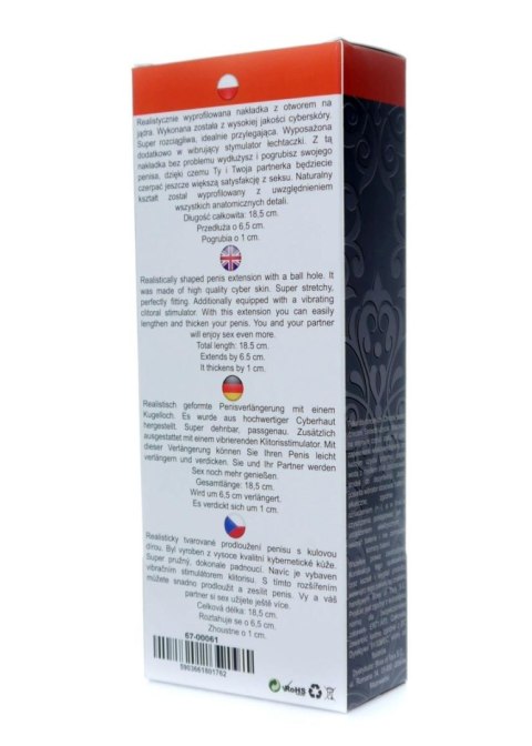 Stymulator-Perfect Sleeve Vibrating B - Series EasyLove Stymulator-Perfect Sleeve Vibrating B - Series EasyLove