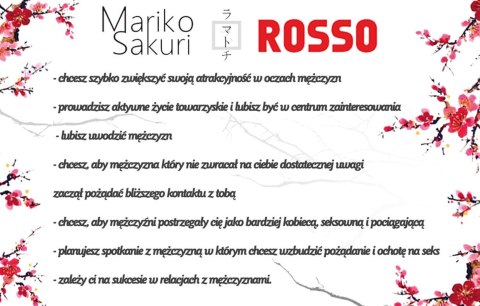 Feromony-Mariko Sakuri ROSSO 15 ml for women Aurora Feromony-Mariko Sakuri ROSSO 15 ml for women Aurora