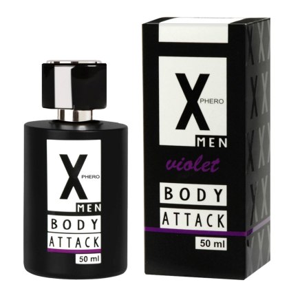 X Phero Men Violet - woda toaletowa z feromonami dla mężczyzn, 50 ml