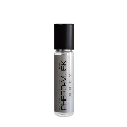 Aurora Phero-Musk Grey - perfumy z feromonami dla mężczyzn, 15 ml