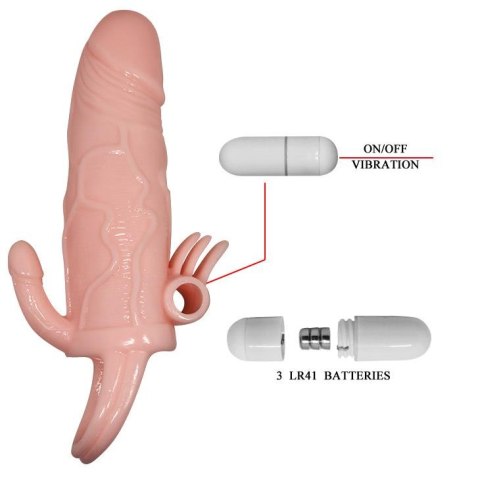 BAILE - BRAVE MAN SKIN 6,69"" MULTI-SPEED vibration Baile BAILE - BRAVE MAN SKIN 6,69"" MULTI-SPEED vibration Baile