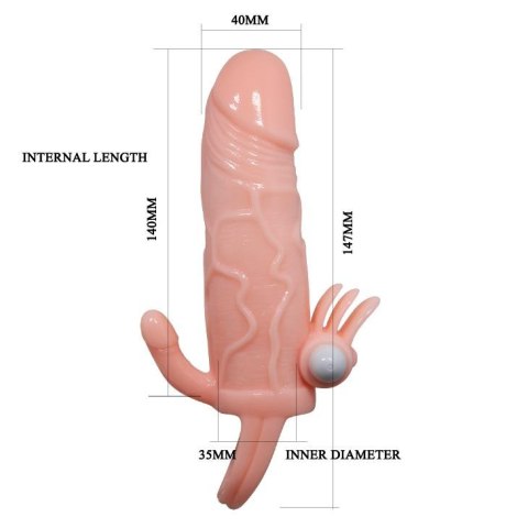 BAILE - BRAVE MAN SKIN 6,69"" MULTI-SPEED vibration Baile BAILE - BRAVE MAN SKIN 6,69"" MULTI-SPEED vibration Baile
