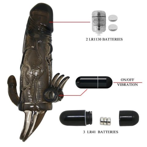 BAILE - BRAVE MAN SMOKE 6,69""MULTI-SPEED vibration Baile BAILE - BRAVE MAN SMOKE 6,69""MULTI-SPEED vibration Baile
