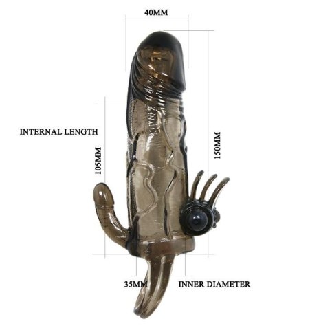 BAILE - BRAVE MAN SMOKE 6,69""MULTI-SPEED vibration Baile BAILE - BRAVE MAN SMOKE 6,69""MULTI-SPEED vibration Baile
