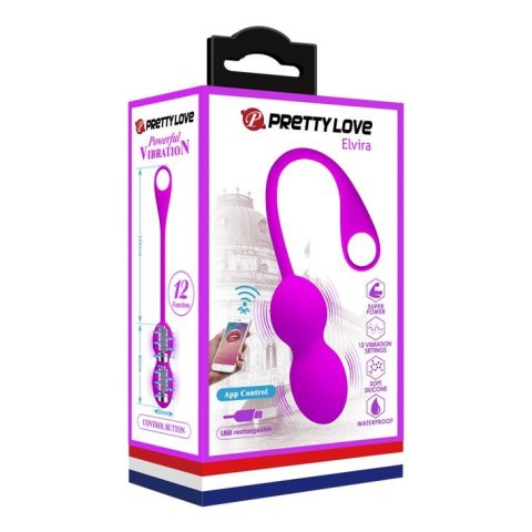 PRETTY LOVE - ELVIRA Purple- Kegel balls Pretty Love PRETTY LOVE - ELVIRA Purple- Kegel balls Pretty Love