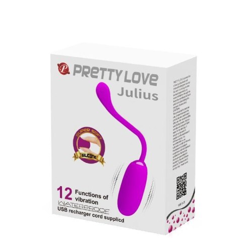 PRETTY LOVE - JULIUS EGG Purple 12 function vibrations Pretty Love PRETTY LOVE - JULIUS EGG Purple 12 function vibrations Pretty Love