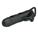 PRETTY LOVE - PENIS SLEEVE WITH BALL STRAP vibration BLACK Pretty Love PRETTY LOVE - PENIS SLEEVE WITH BALL STRAP vibration BLACK Pretty Love
