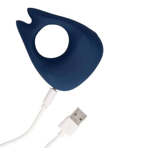 Pointed Vibrating Cock Ring - Baltic Blue Loveline Pointed Vibrating Cock Ring - Baltic Blue Loveline