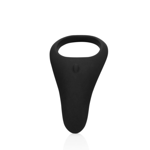 Pointed Vibrating Cock Ring - Licorice Black Loveline Pointed Vibrating Cock Ring - Licorice Black Loveline