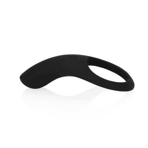 Pointed Vibrating Cock Ring - Licorice Black Loveline Pointed Vibrating Cock Ring - Licorice Black Loveline