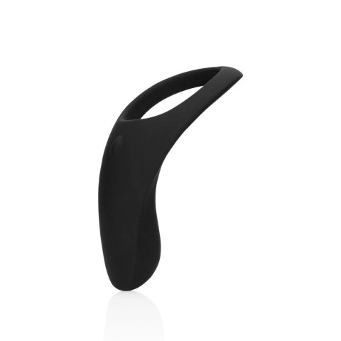 Pointed Vibrating Cock Ring - Licorice Black Loveline Pointed Vibrating Cock Ring - Licorice Black Loveline