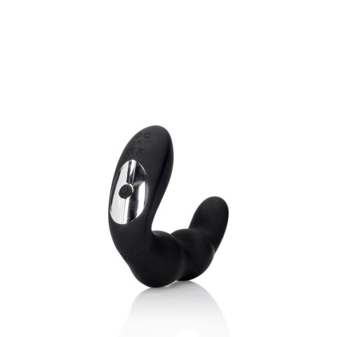 Bent Vibrating Prostate Massager with Remote Control - Black Ouch! Bent Vibrating Prostate Massager with Remote Control - Black Ouch!
