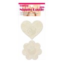 Lace Heart and Flower Nipple Pasties (2 Pack) Lovetoy Lace Heart and Flower Nipple Pasties (2 Pack) Lovetoy