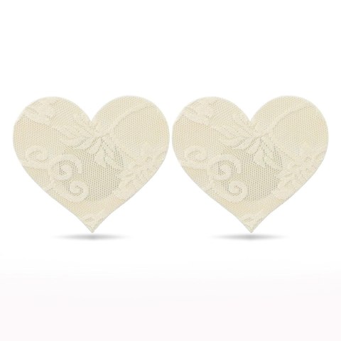 Lace Heart and Flower Nipple Pasties (2 Pack) Lovetoy Lace Heart and Flower Nipple Pasties (2 Pack) Lovetoy