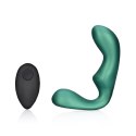 Pointed Vibrating Prostate Massager with Remote Control - Metallic Green Ouch! Pointed Vibrating Prostate Massager with Remote Control - Metallic Green Ouch!
