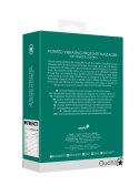 Pointed Vibrating Prostate Massager with Remote Control - Metallic Green Ouch! Pointed Vibrating Prostate Massager with Remote Control - Metallic Green Ouch!