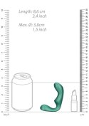 Pointed Vibrating Prostate Massager with Remote Control - Metallic Green Ouch! Pointed Vibrating Prostate Massager with Remote Control - Metallic Green Ouch!