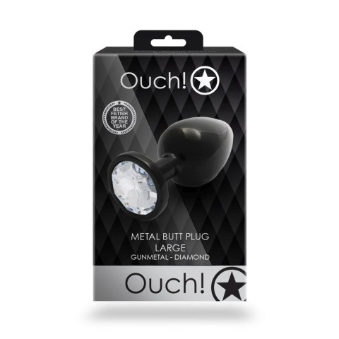 Round Gem Butt Plug - Large Ouch! Round Gem Butt Plug - Large Ouch!